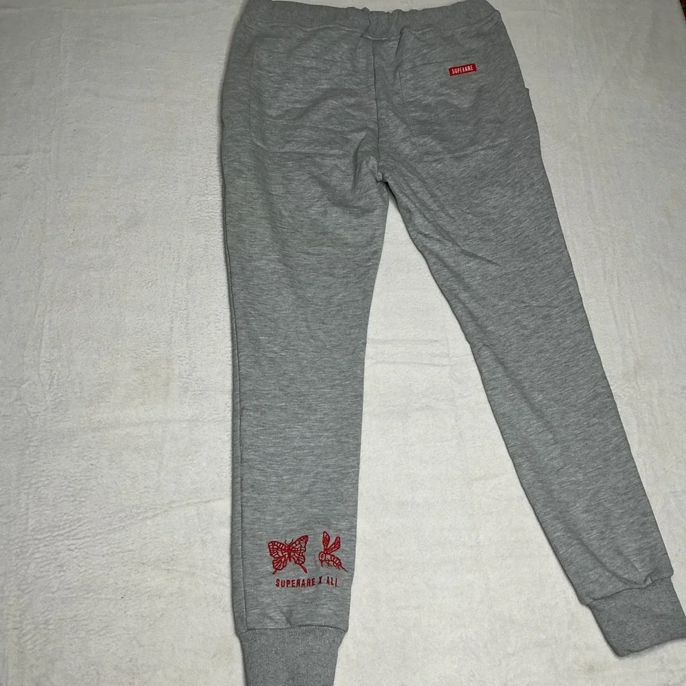 SUPERE × MUHAMMAD ALI Mens Gray Jogger Sweatpants‎ Size S Athletic